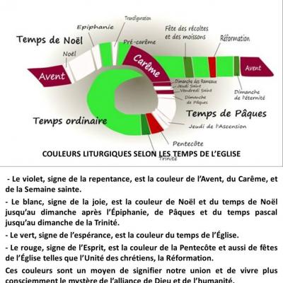 Couleurs liturgiques pour site