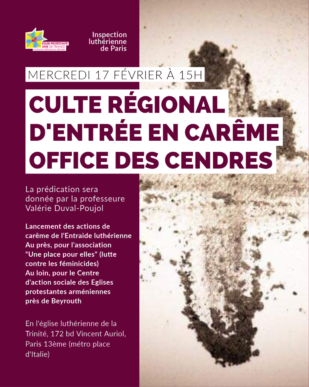 Culte des cendres 2021b